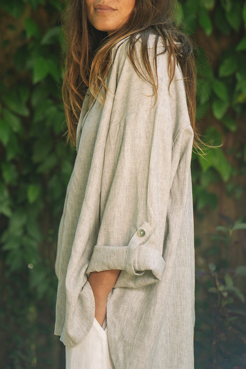 Sardinia Lounge Pant | Linen | White - MY ISLAND COLLECTIVE