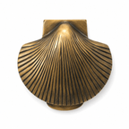 Scallop Shell Brass Door Knocker | Antique - MY ISLAND COLLECTIVE