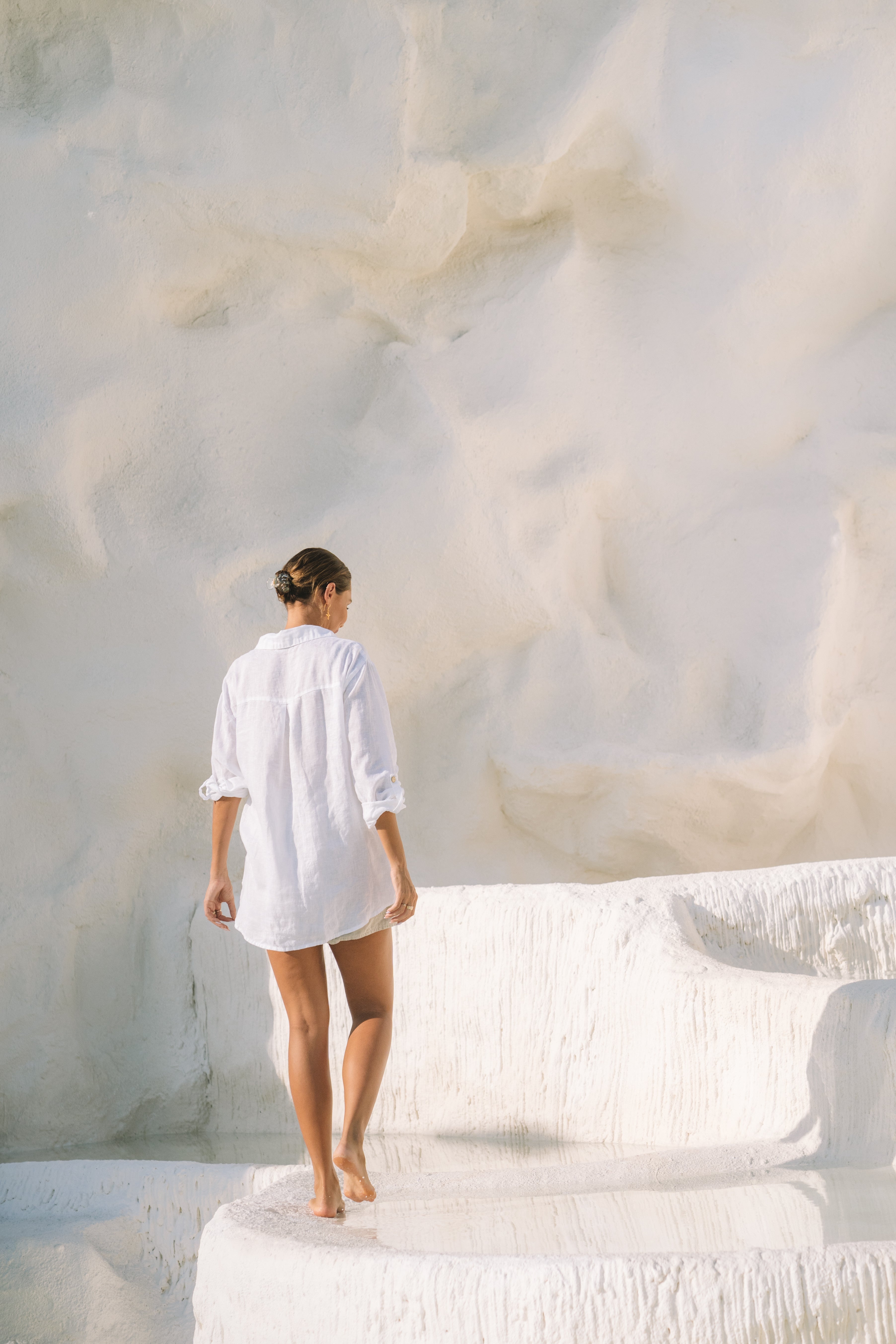 Sorrento Weekender Linen Shirt - MY ISLAND COLLECTIVE