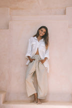 Sorrento Weekender Linen Shirt - MY ISLAND COLLECTIVE