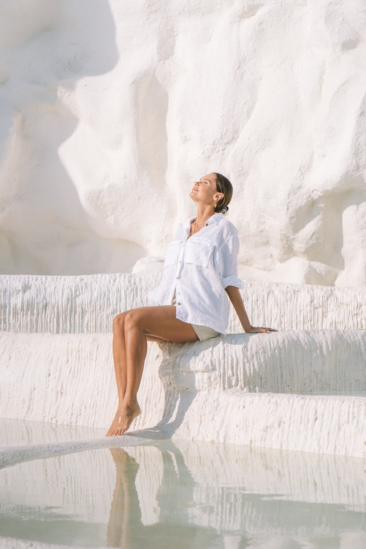 Sorrento Weekender Linen Shirt - MY ISLAND COLLECTIVE