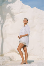 Sorrento Weekender Linen Shirt - MY ISLAND COLLECTIVE