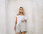 Valencia Weekender Linen Top - MY ISLAND COLLECTIVE