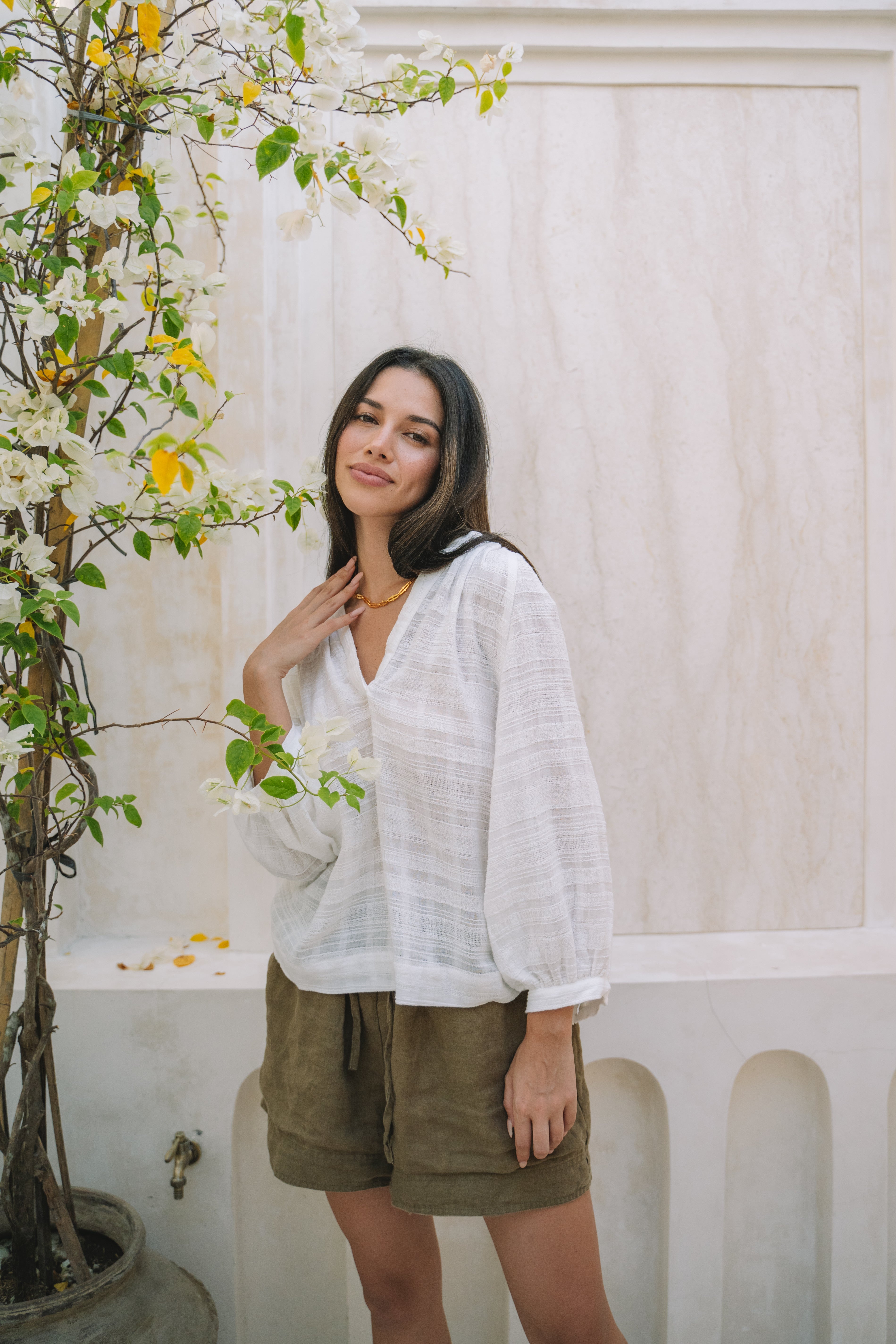 Valentino Weekender Blouse - MY ISLAND COLLECTIVE