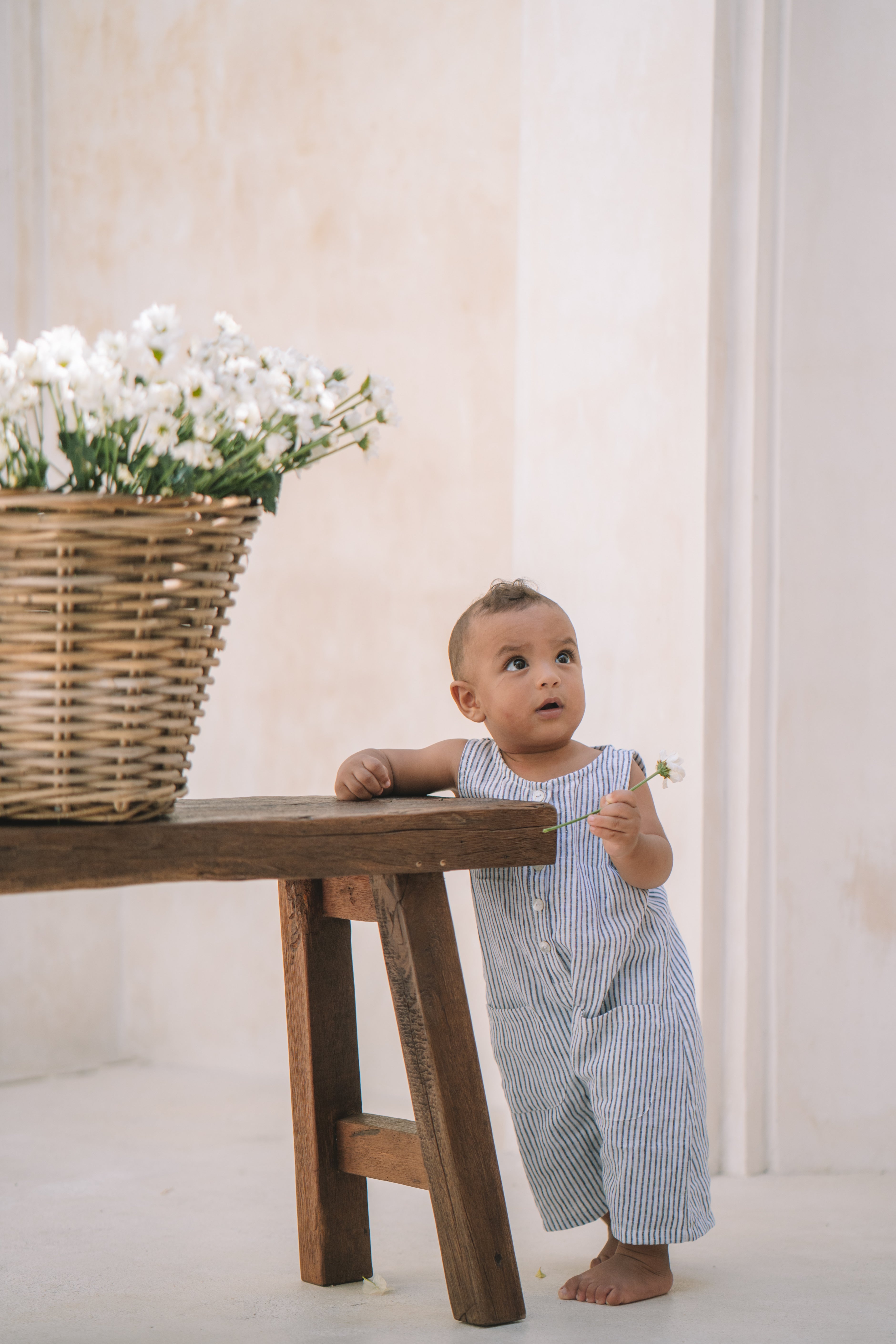 Dominique Romper | Sorrento Stripe
