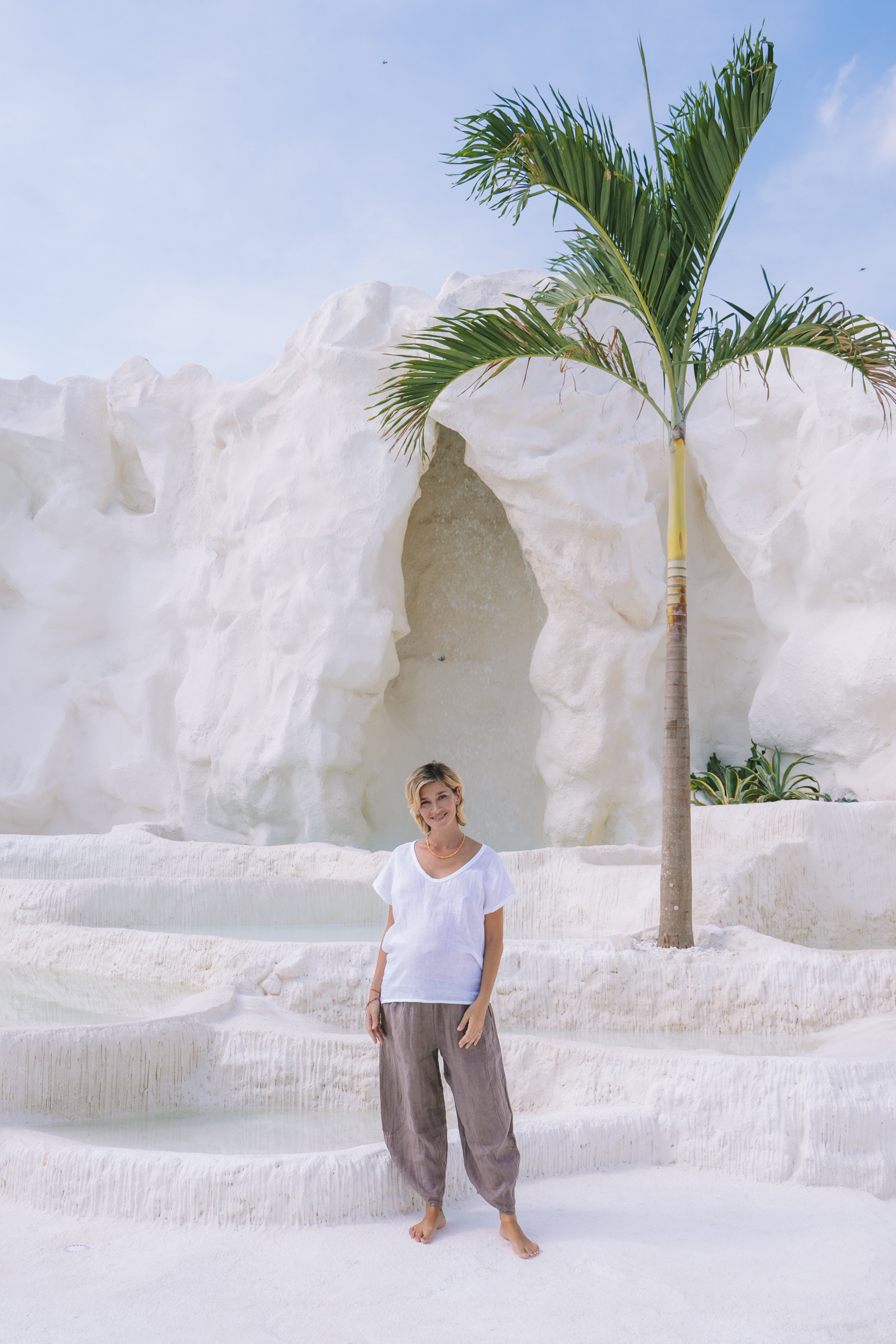 Portofino Italian Linen Pant | Tobacco