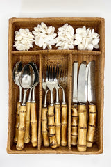 Rattan Cutlery Tray | 34 x 24 x 5 cm