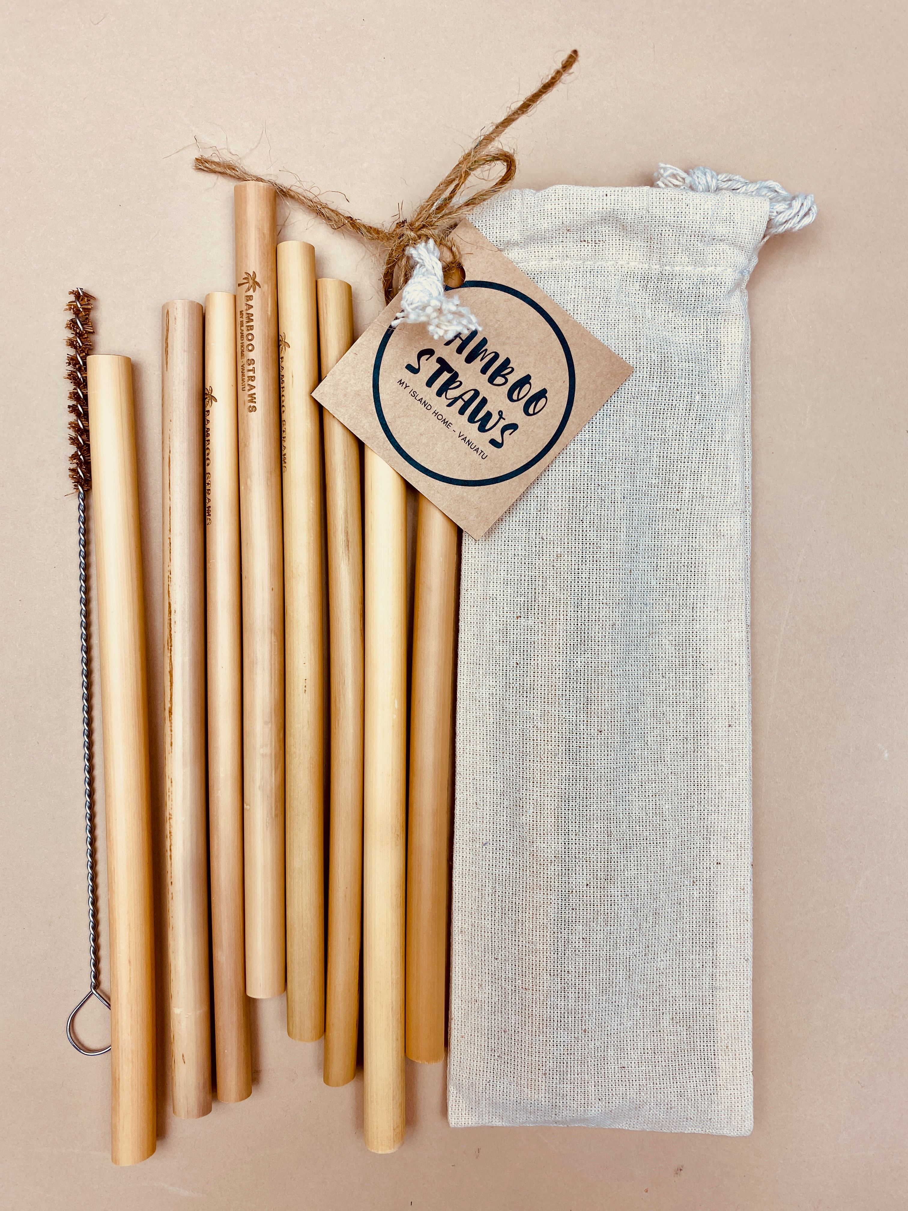 Bamboo Straws | Set of 10