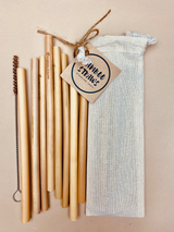 Bamboo Straws | Set of 10