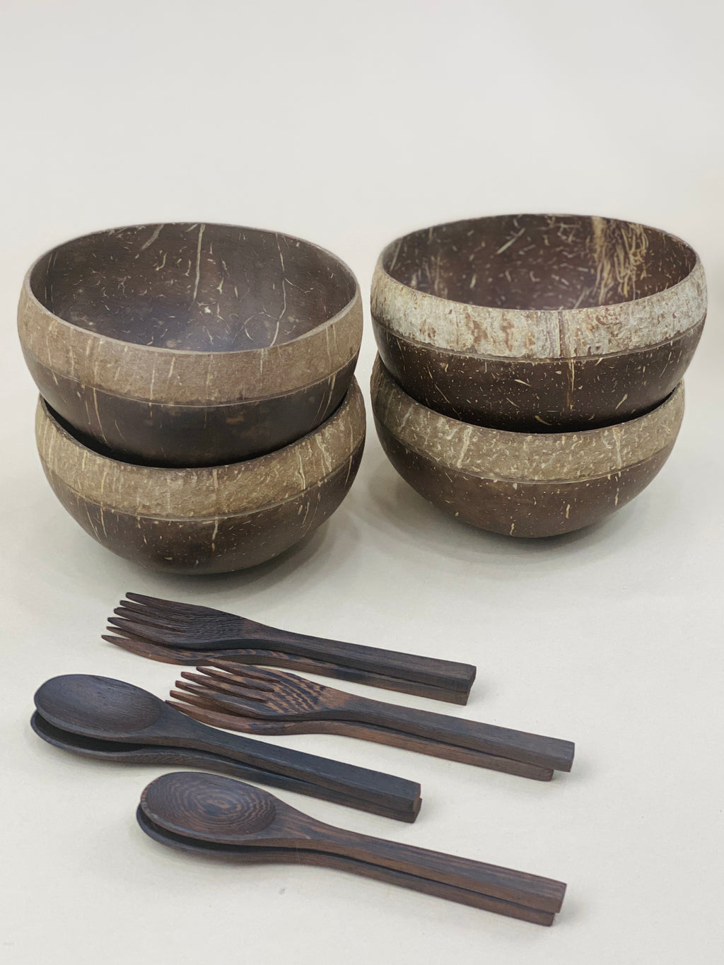 ISLANDER / COCONUT BOWL SET (4)