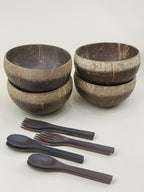 ISLANDER / COCONUT BOWL SET (4)
