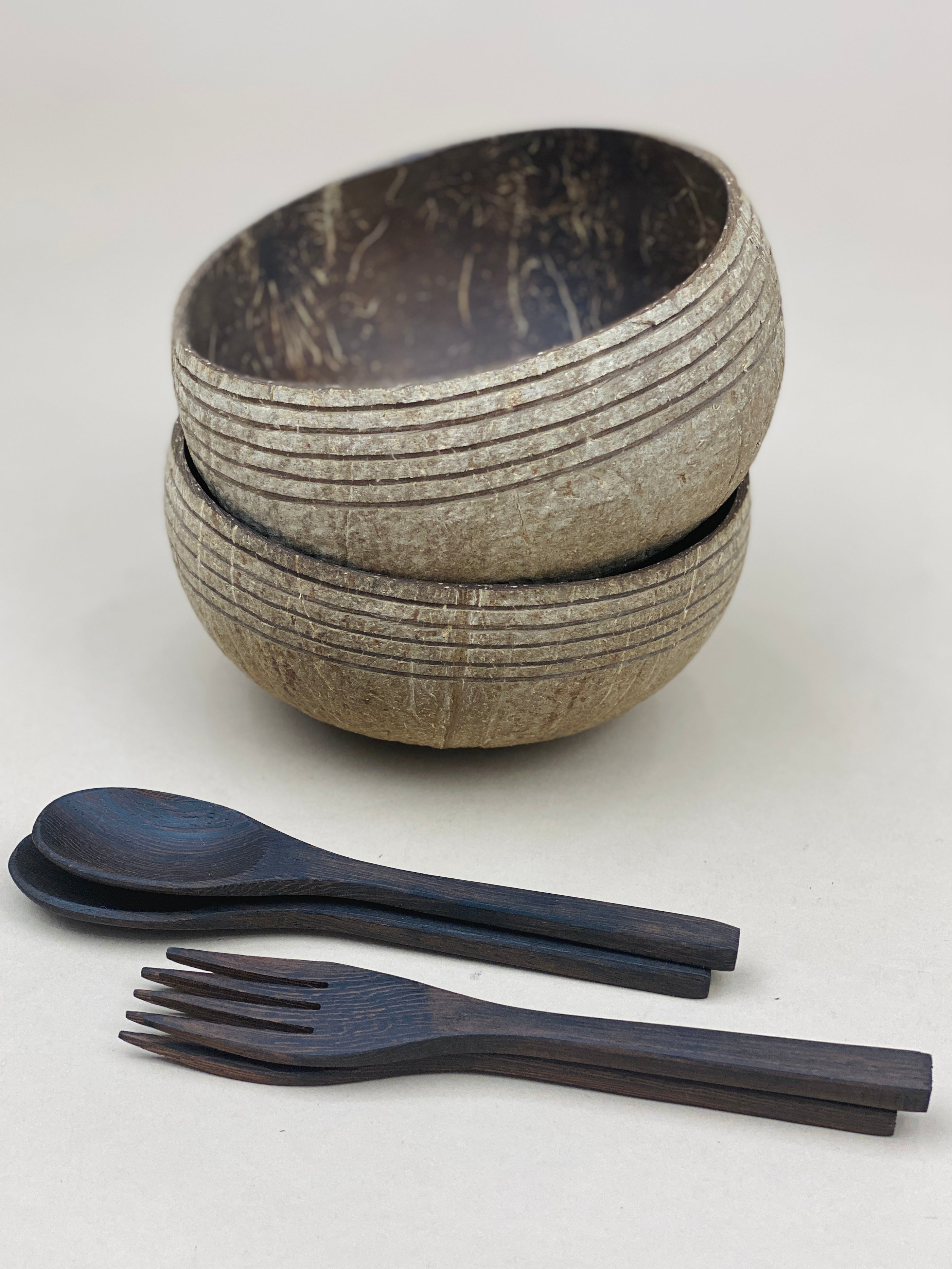 PACIFICA / JUMBO COCONUT BOWLS (2)