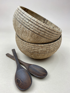 PACIFICA / JUMBO COCONUT BOWLS (2)