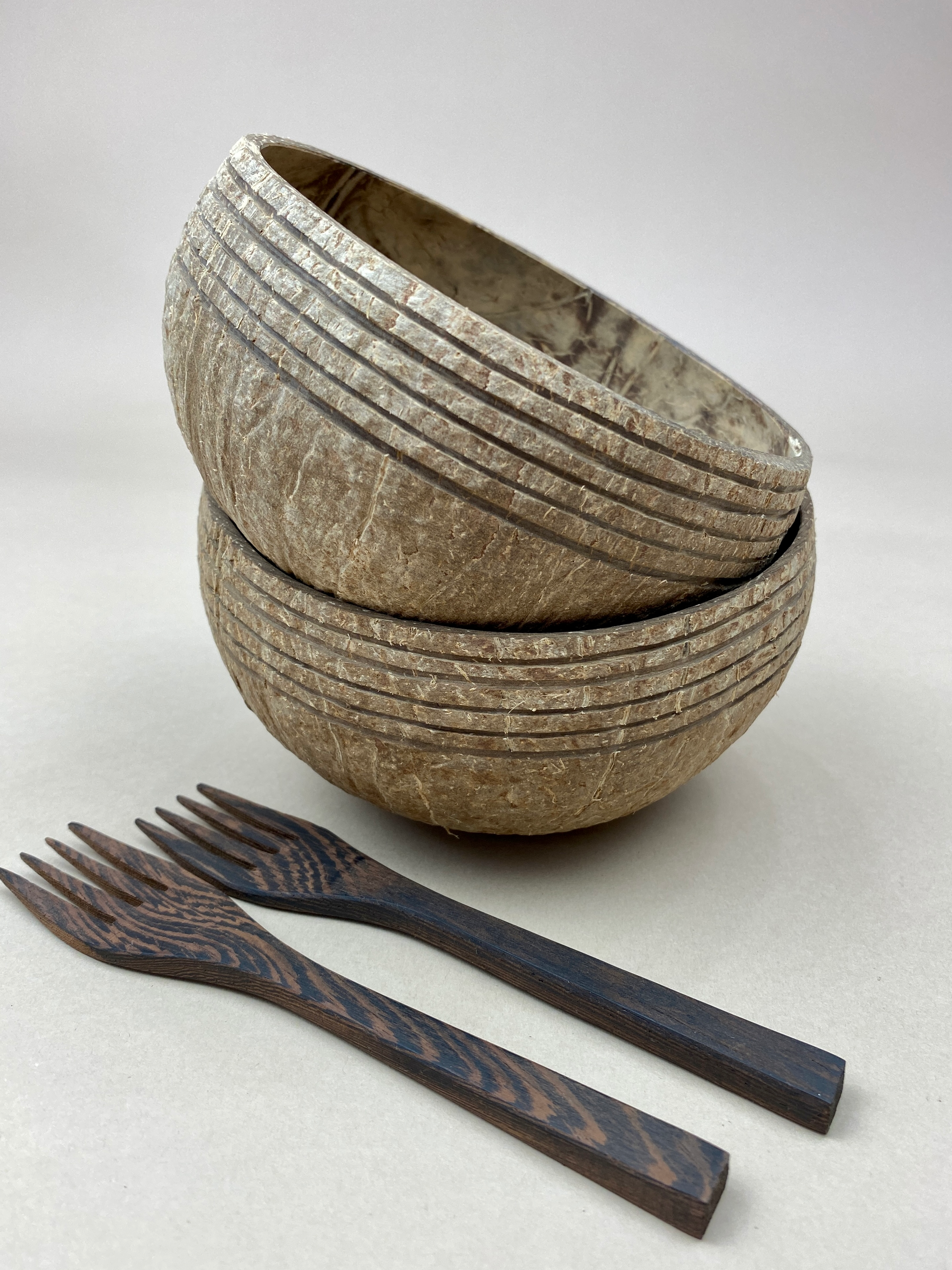 PACIFICA / JUMBO COCONUT BOWLS (2)