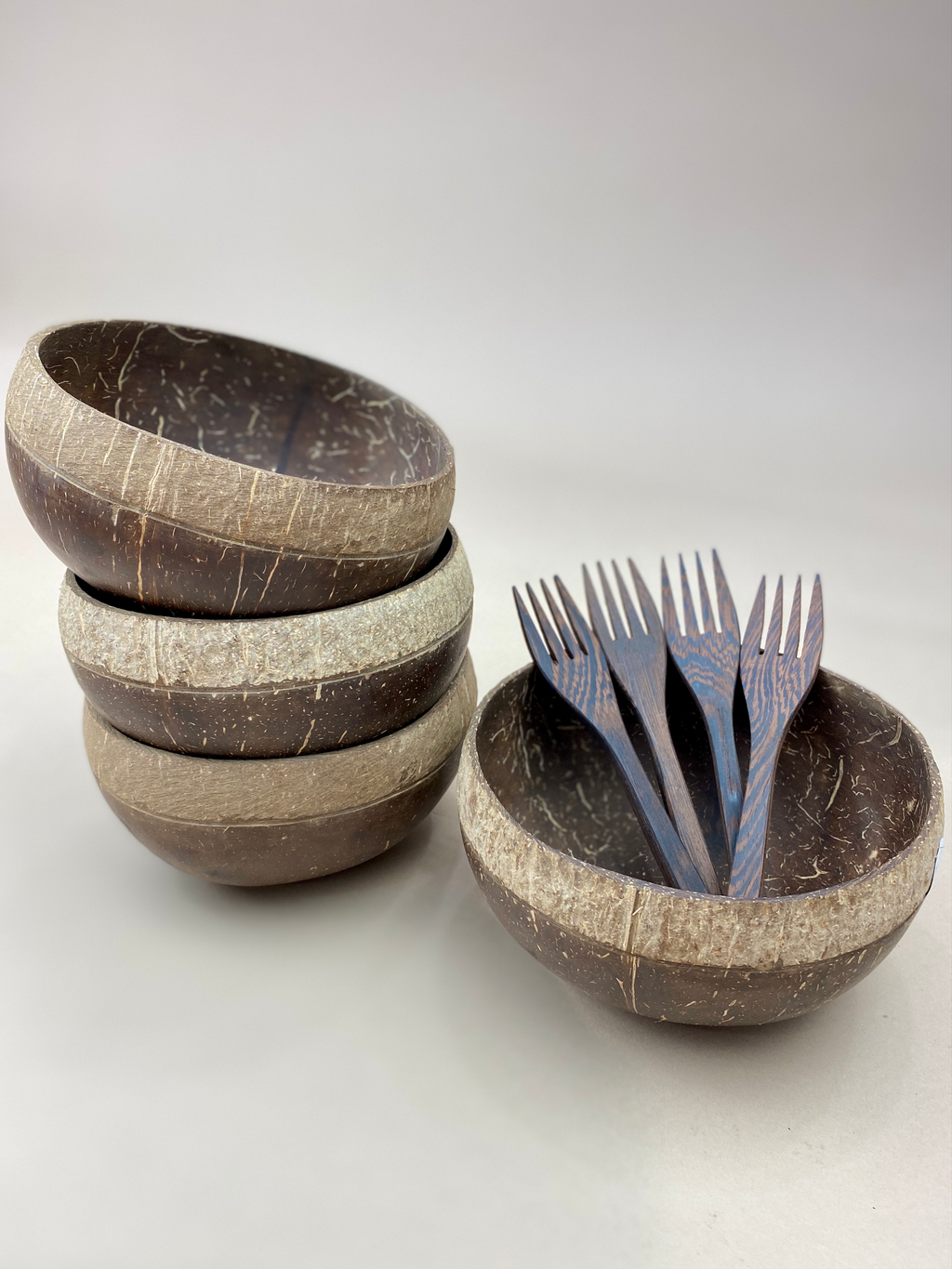 ISLANDER / COCONUT BOWL SET (4)