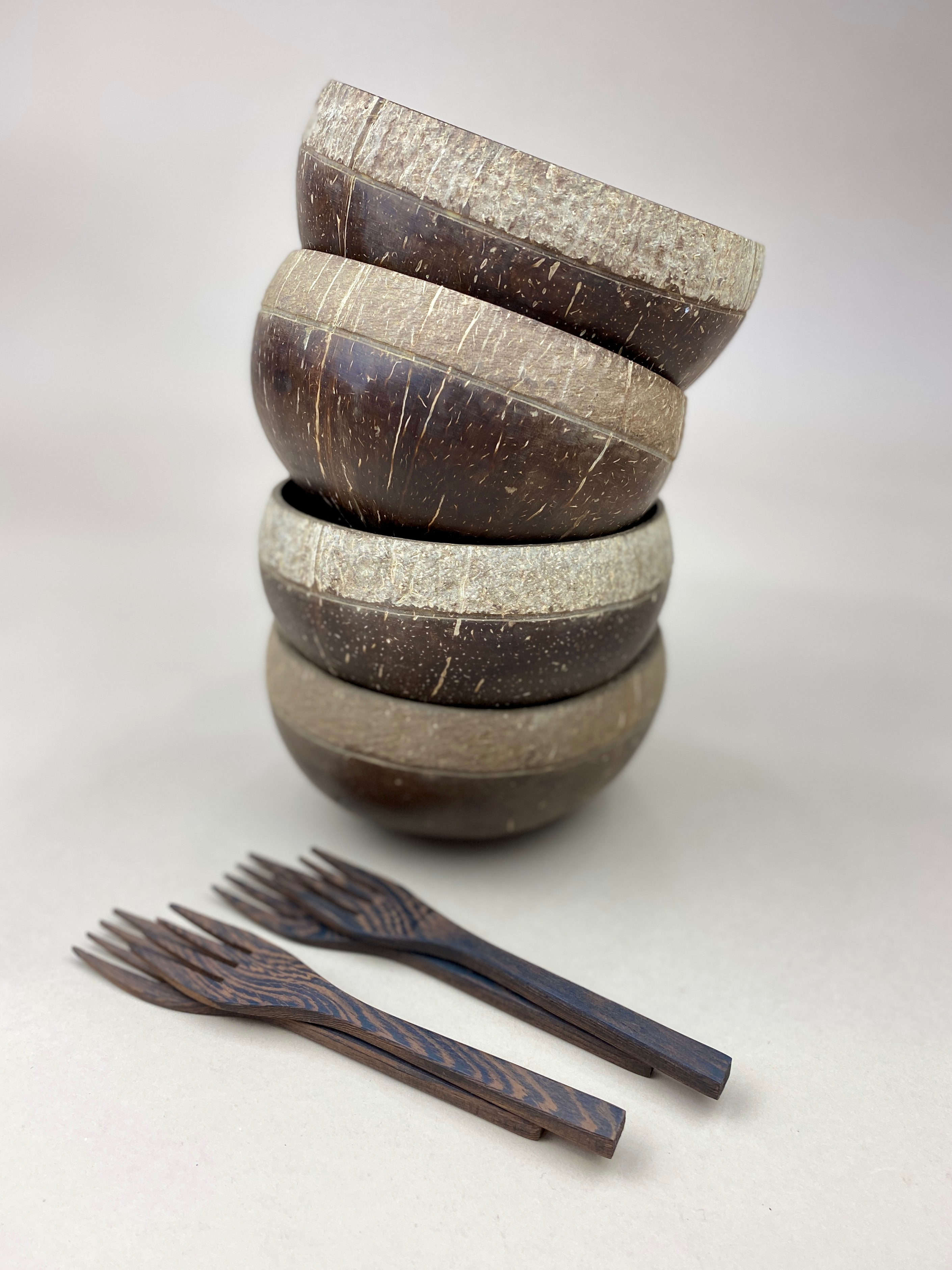 ISLANDER / COCONUT BOWL SET (4)