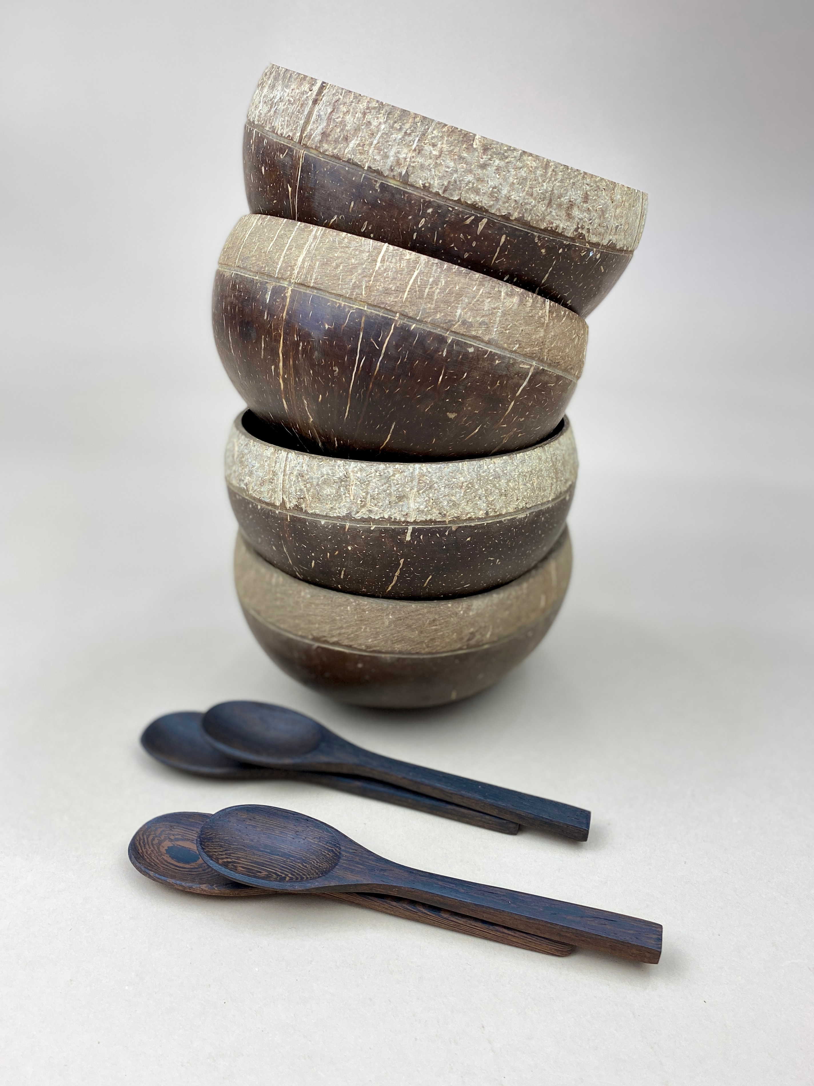 ISLANDER / COCONUT BOWL SET (4)