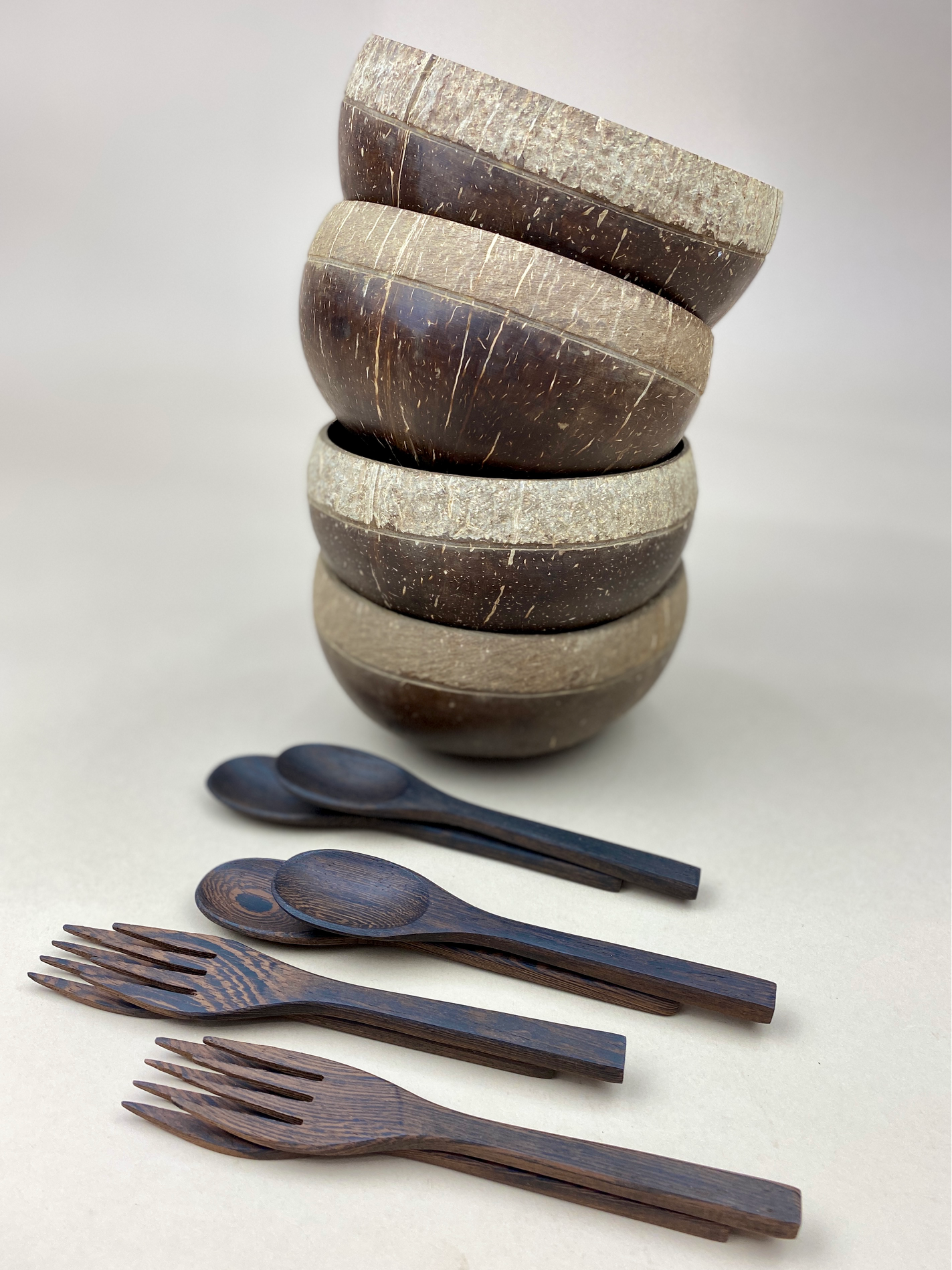 ISLANDER / COCONUT BOWL SET (4)