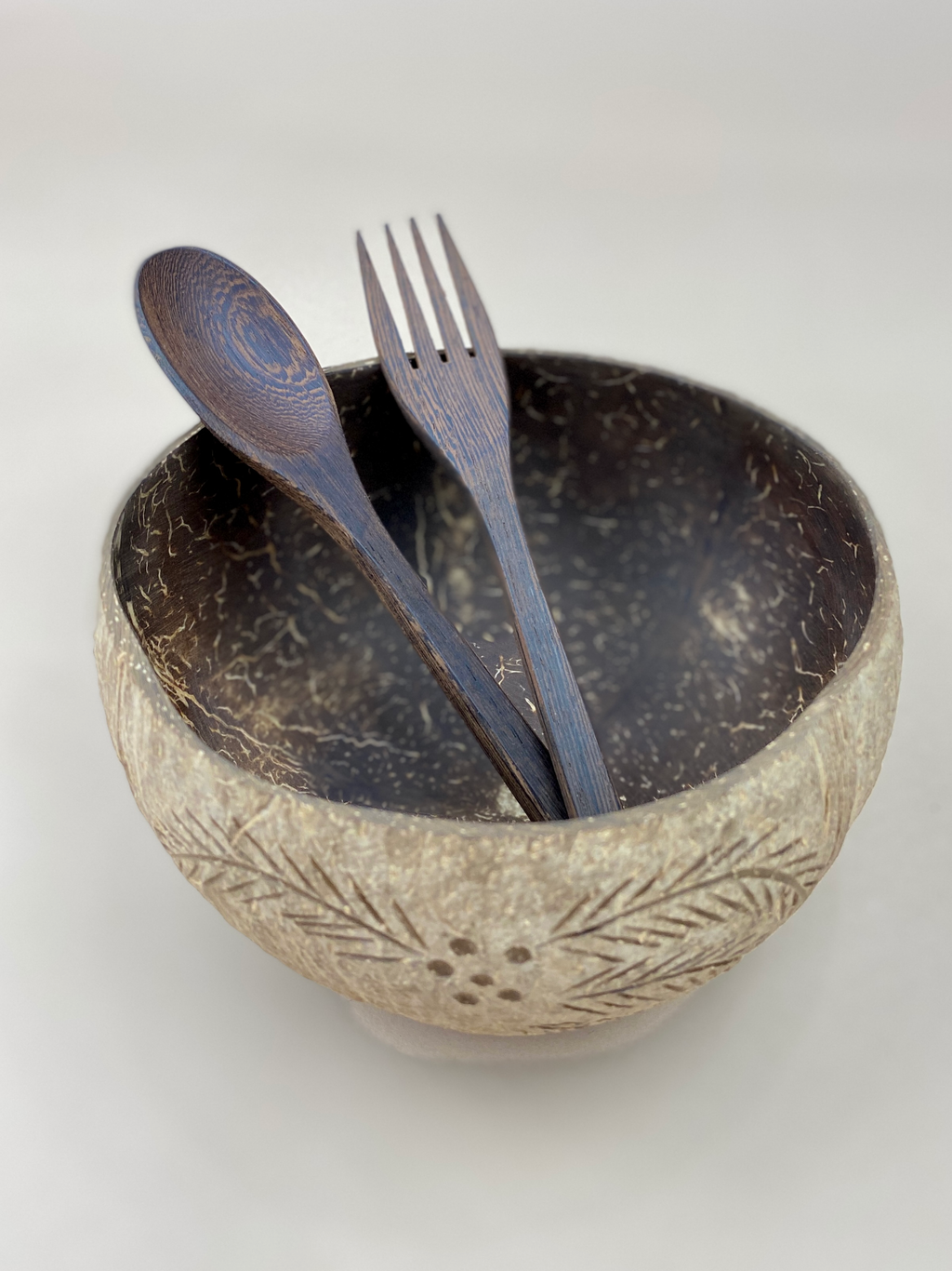 PALM TREE/ JUMBO COCONUT BOWL (1)