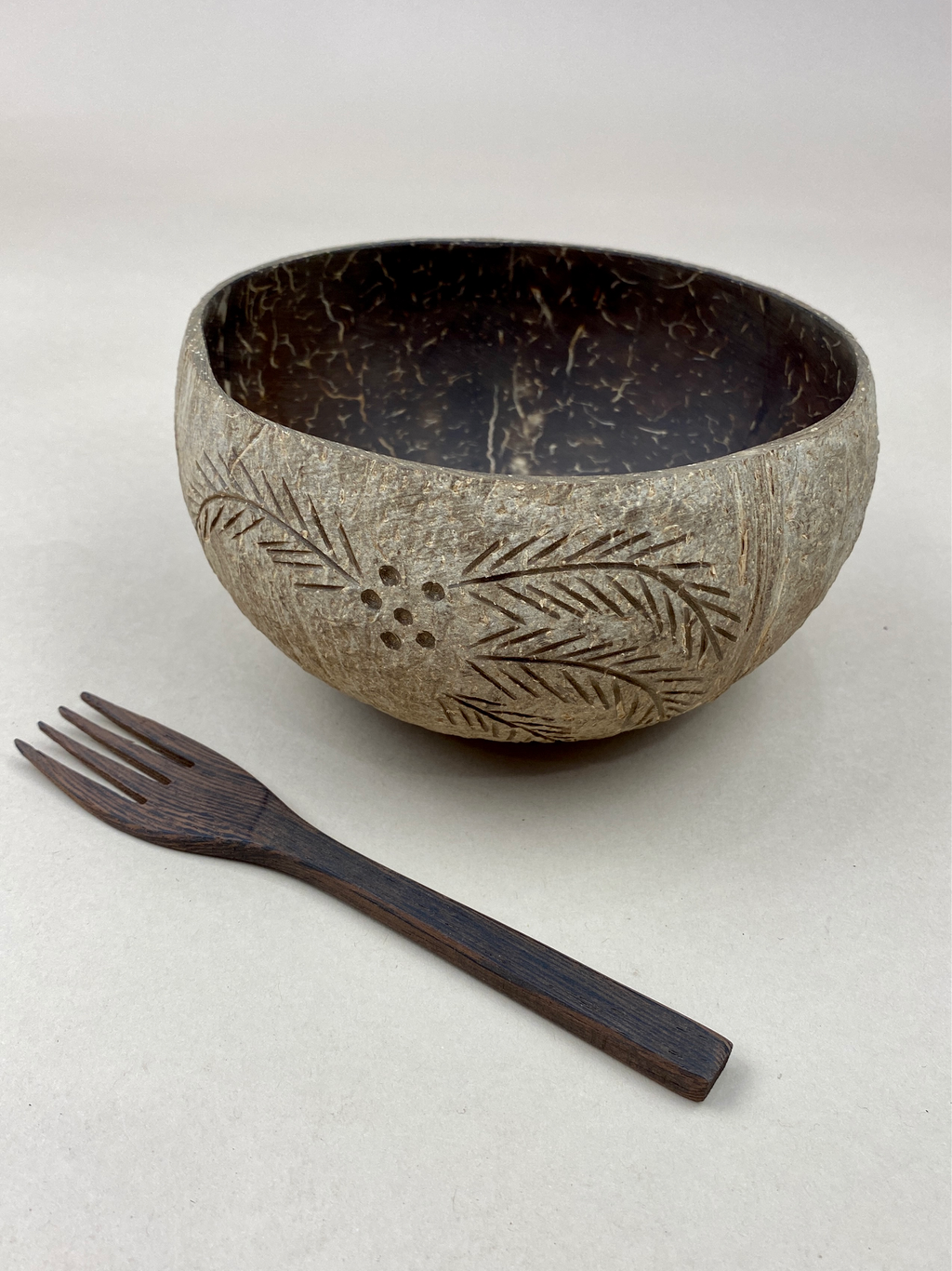 PALM TREE/ JUMBO COCONUT BOWL (1)
