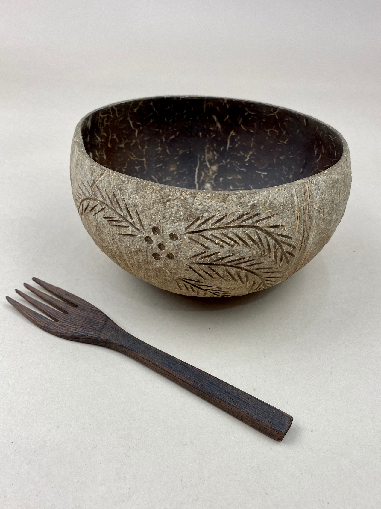 PALM TREE/ JUMBO COCONUT BOWL (1)