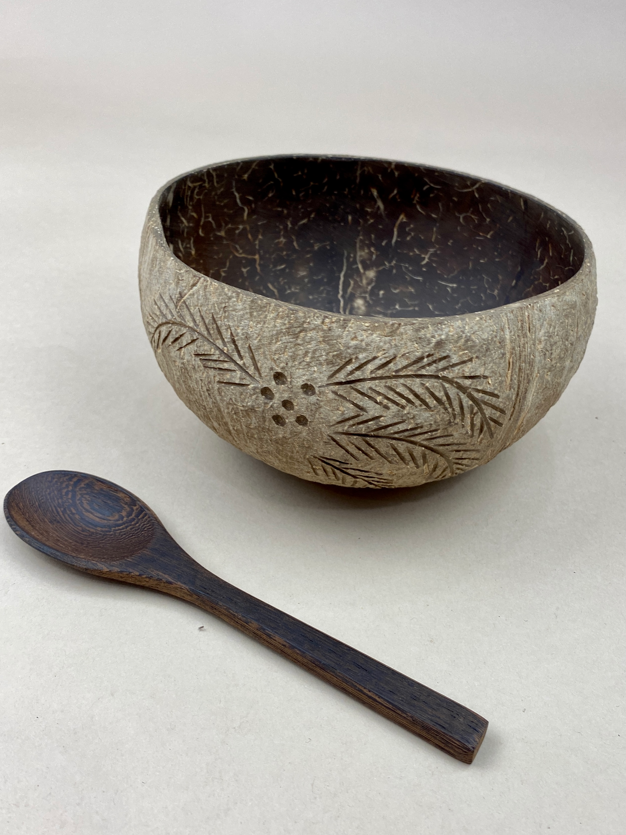 PALM TREE/ JUMBO COCONUT BOWL (1)