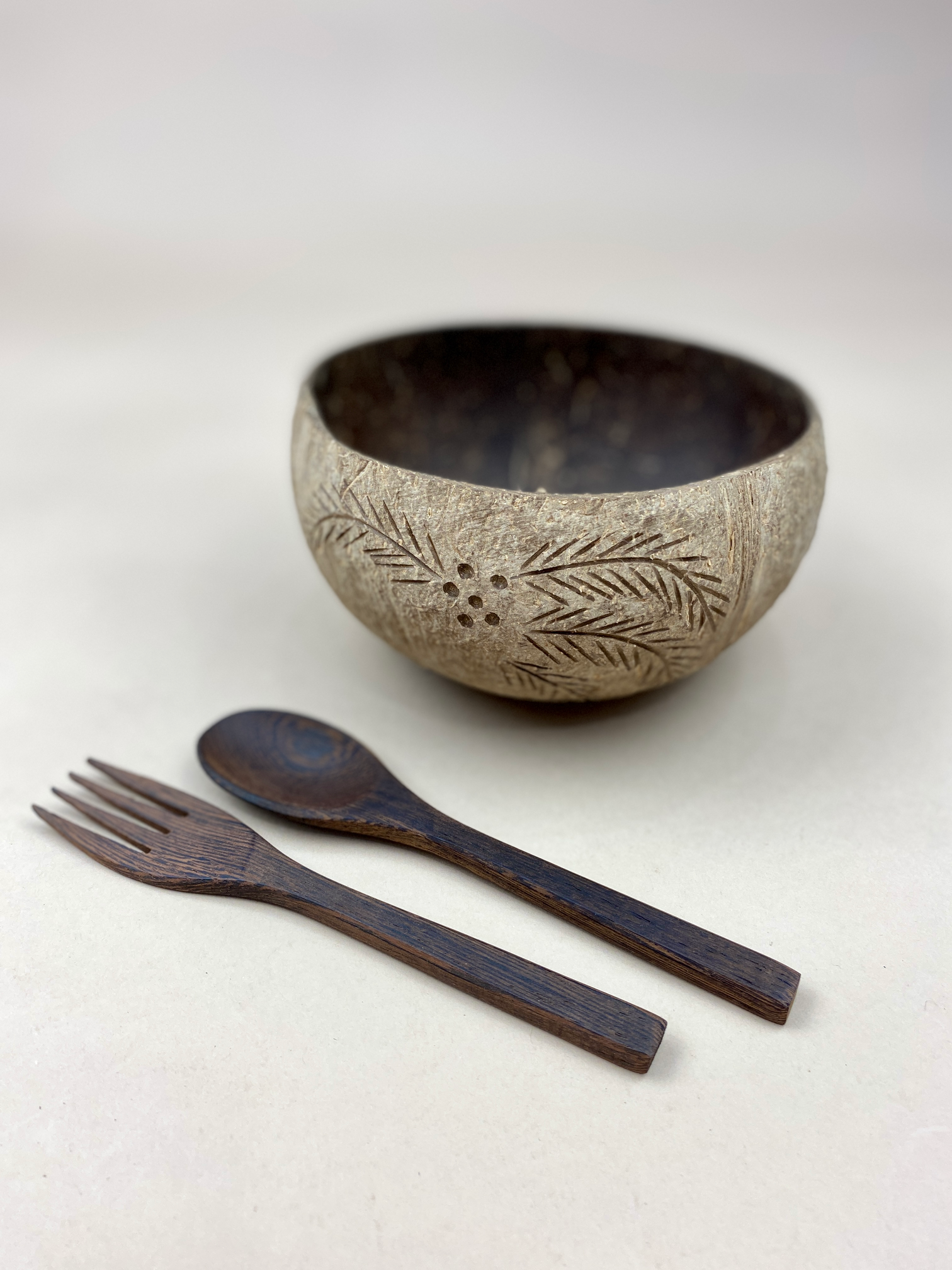 PALM TREE/ JUMBO COCONUT BOWL (1)