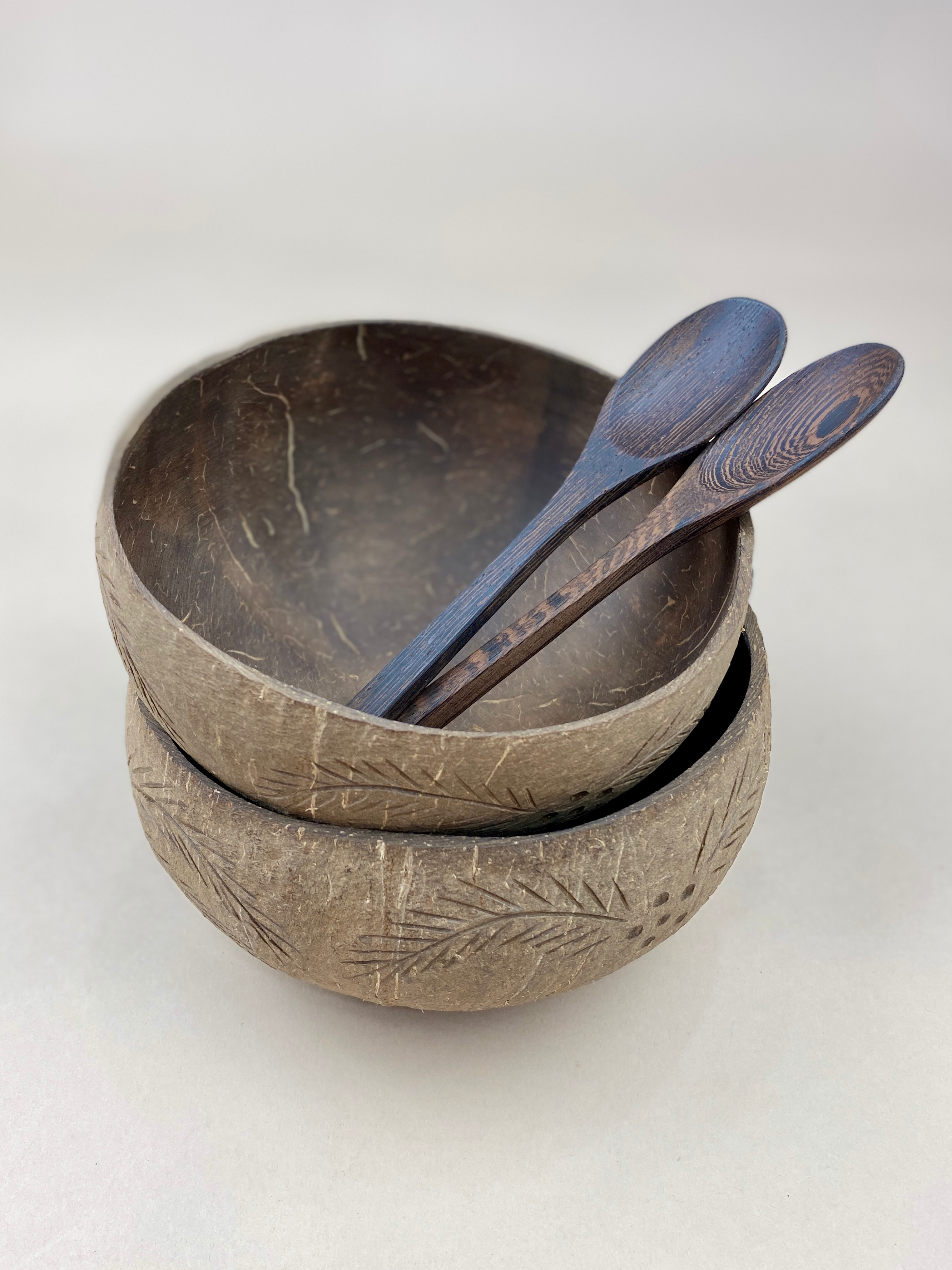 PALM TREE / JUMBO COCONUT BOWL (2)