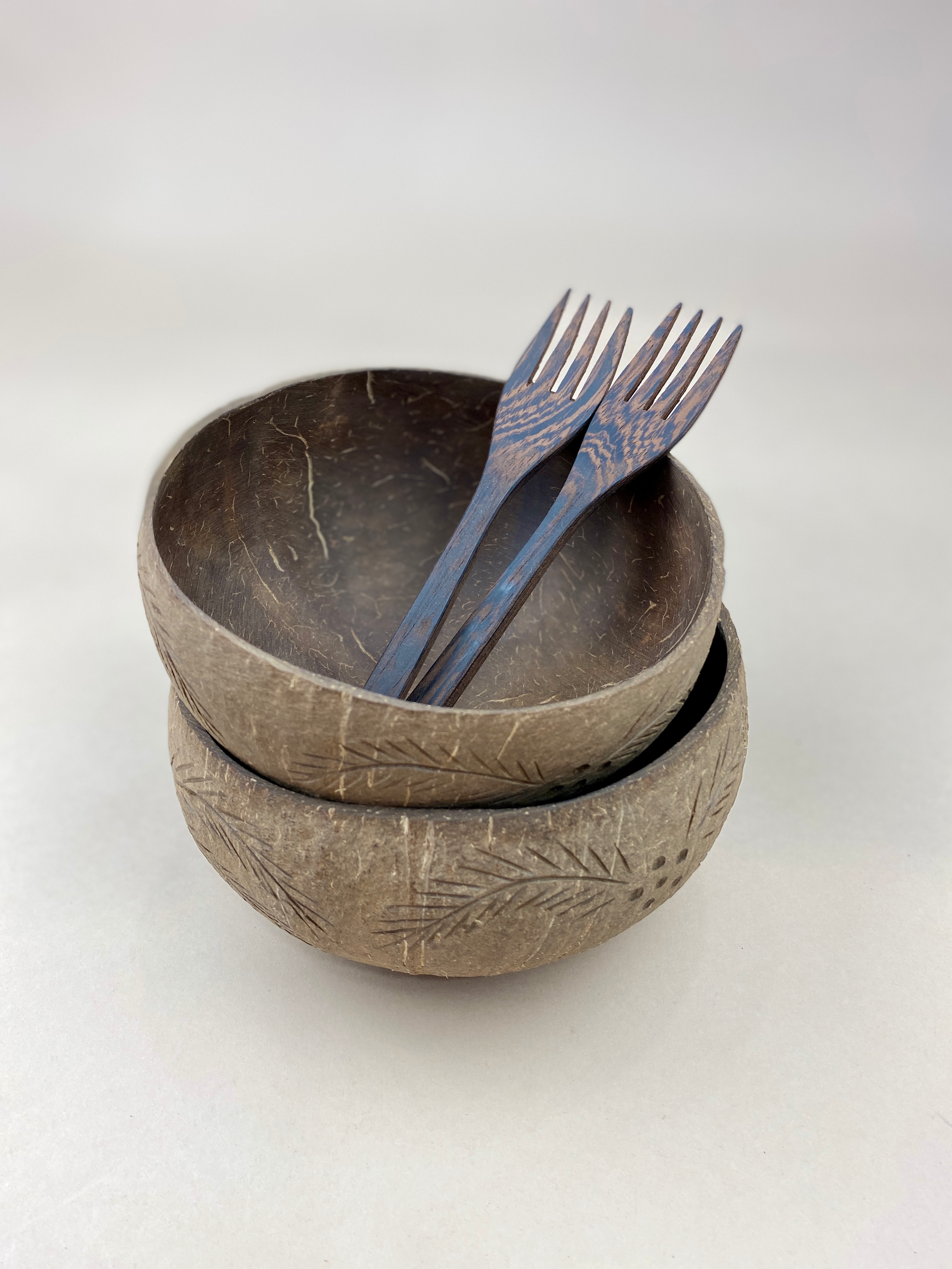 PALM TREE / JUMBO COCONUT BOWL (2)