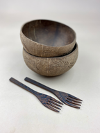 PALM TREE / JUMBO COCONUT BOWL (2)