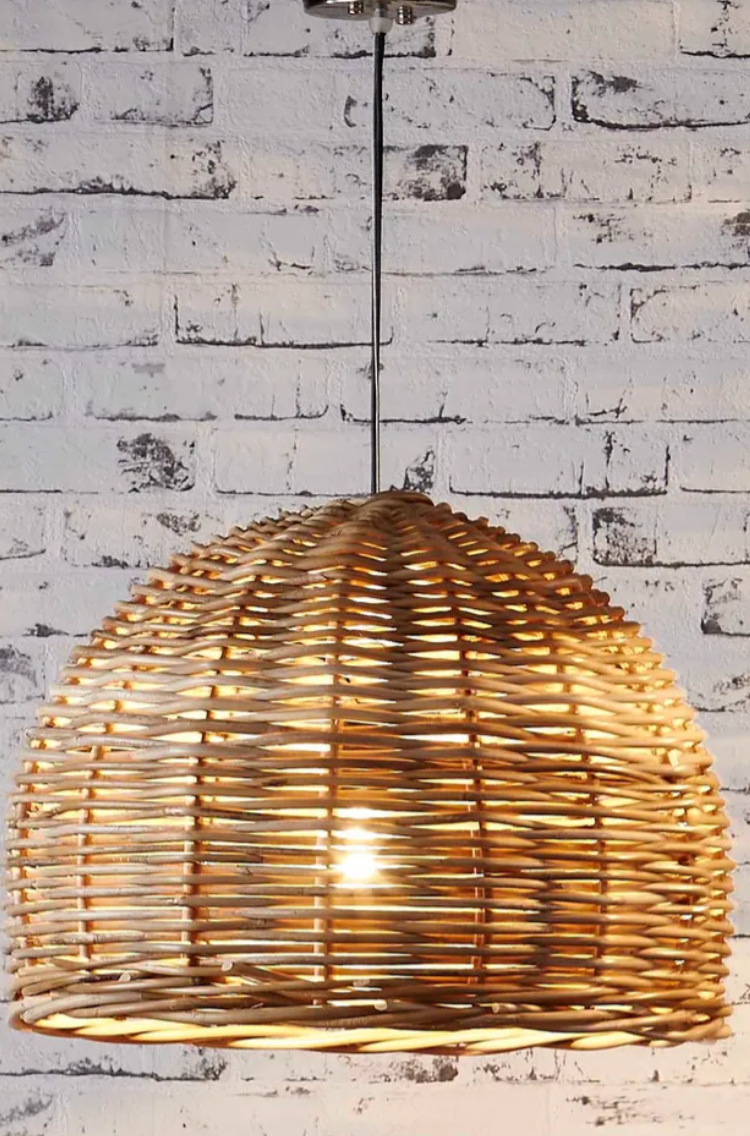 Rattan Hanging Pendent | Small