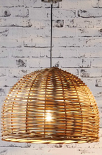 Rattan Hanging Pendent | Small