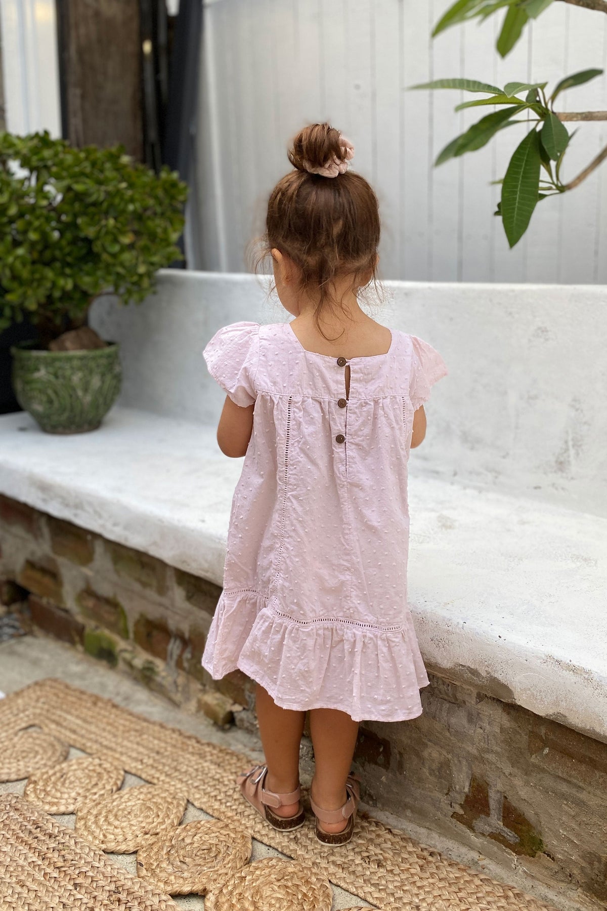 Alessia Lace Dress - Dusty Pink - MY ISLAND COLLECTIVE