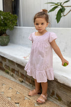 Alessia Lace Dress - Dusty Pink - MY ISLAND COLLECTIVE