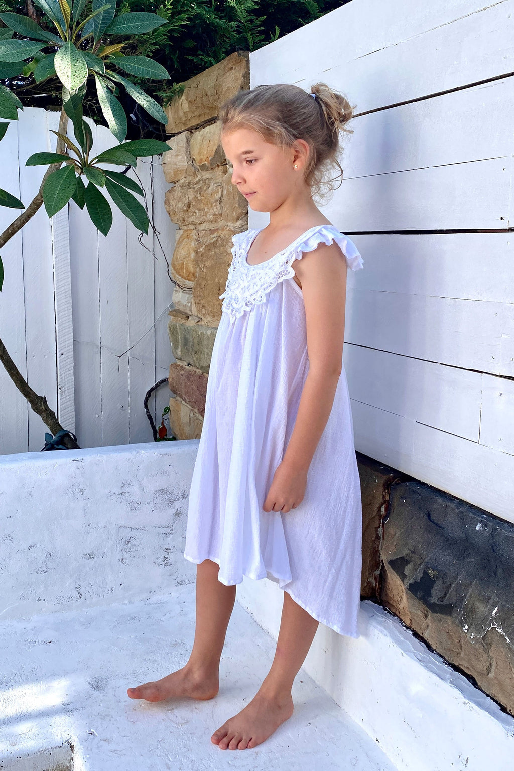 Alice Dress - White - MY ISLAND COLLECTIVE