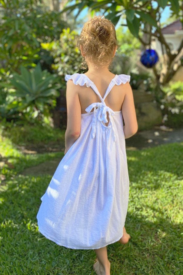 Alice Dress - White - MY ISLAND COLLECTIVE