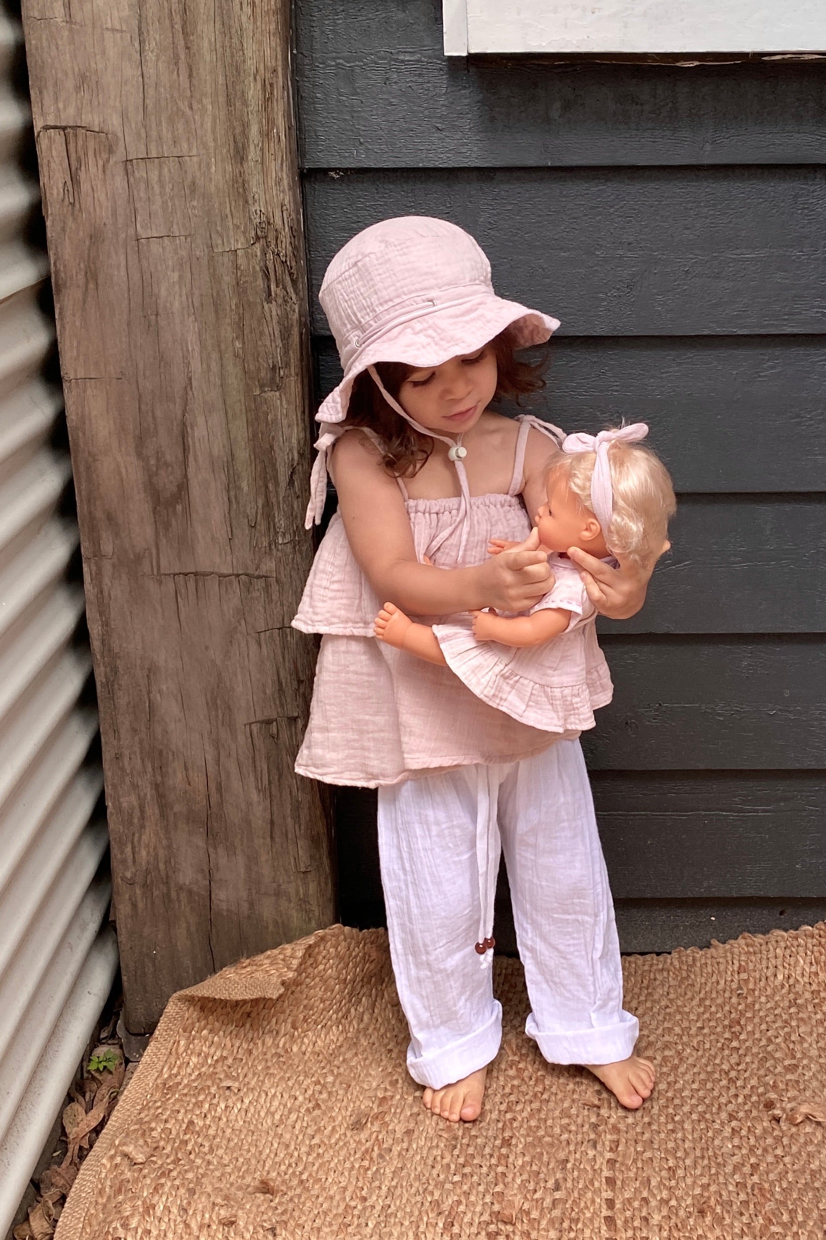 Amalfi Frill Top - Porcini Sparkle - MY ISLAND COLLECTIVE