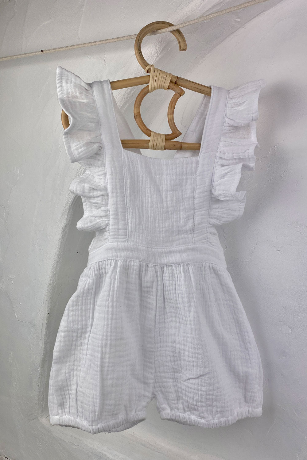 Angelina Overall - White