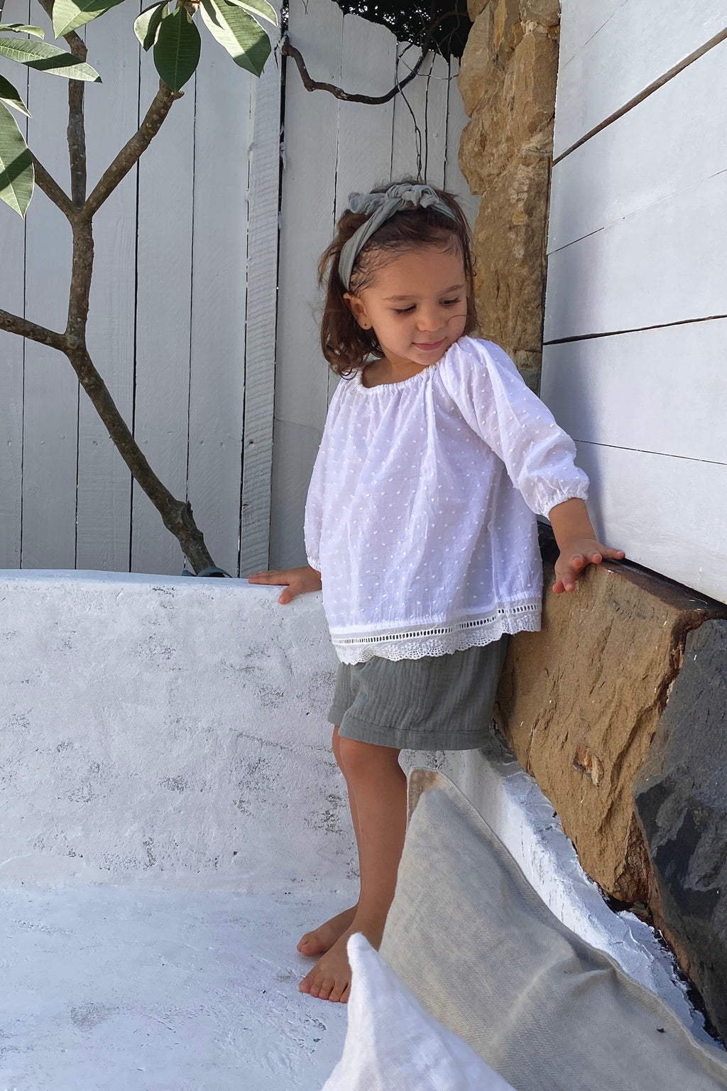 CAPRI CLASSIC LOUNGE TOP | SWISS DOT VOILE