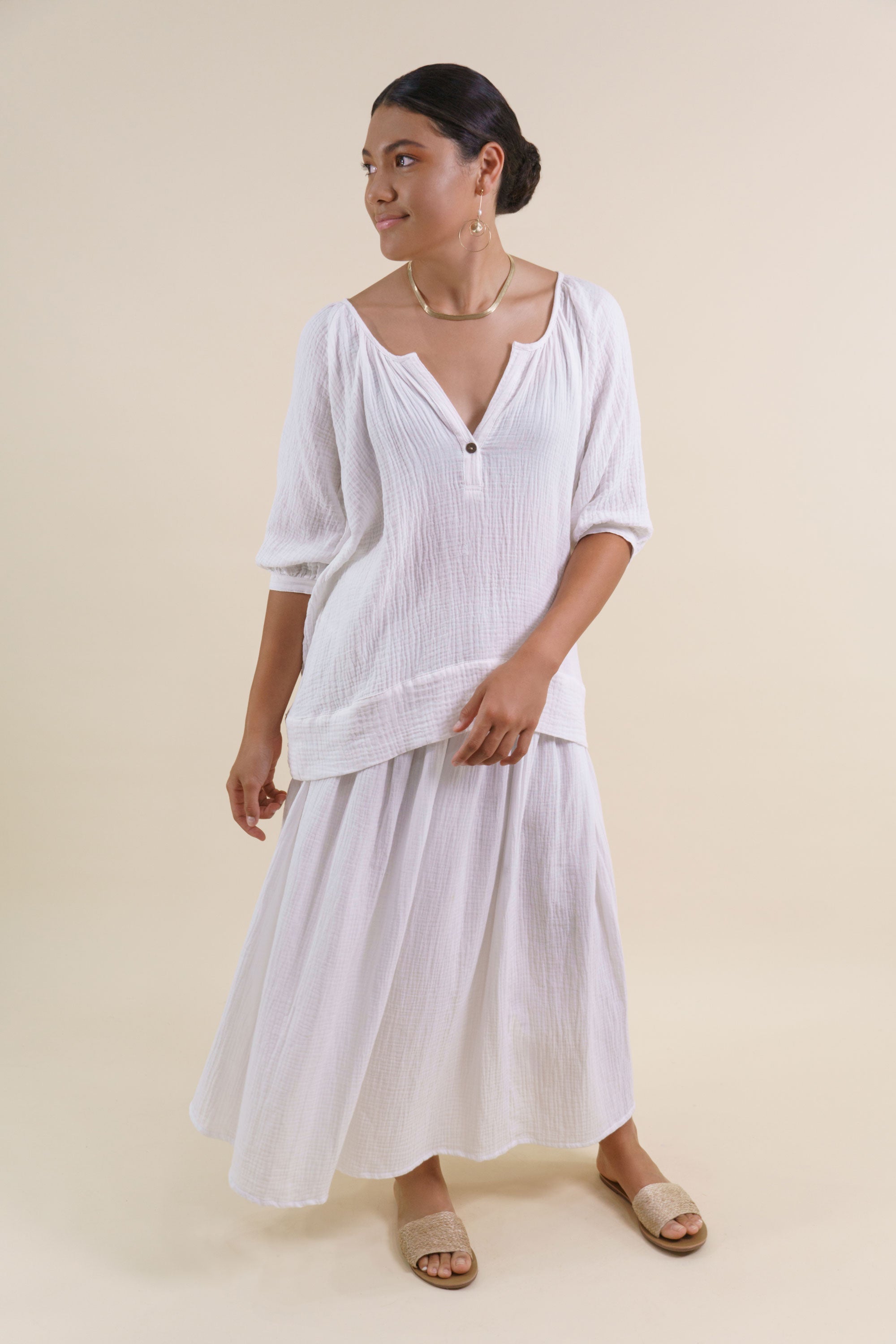 Ava Maxi Skirt - MY ISLAND COLLECTIVE
