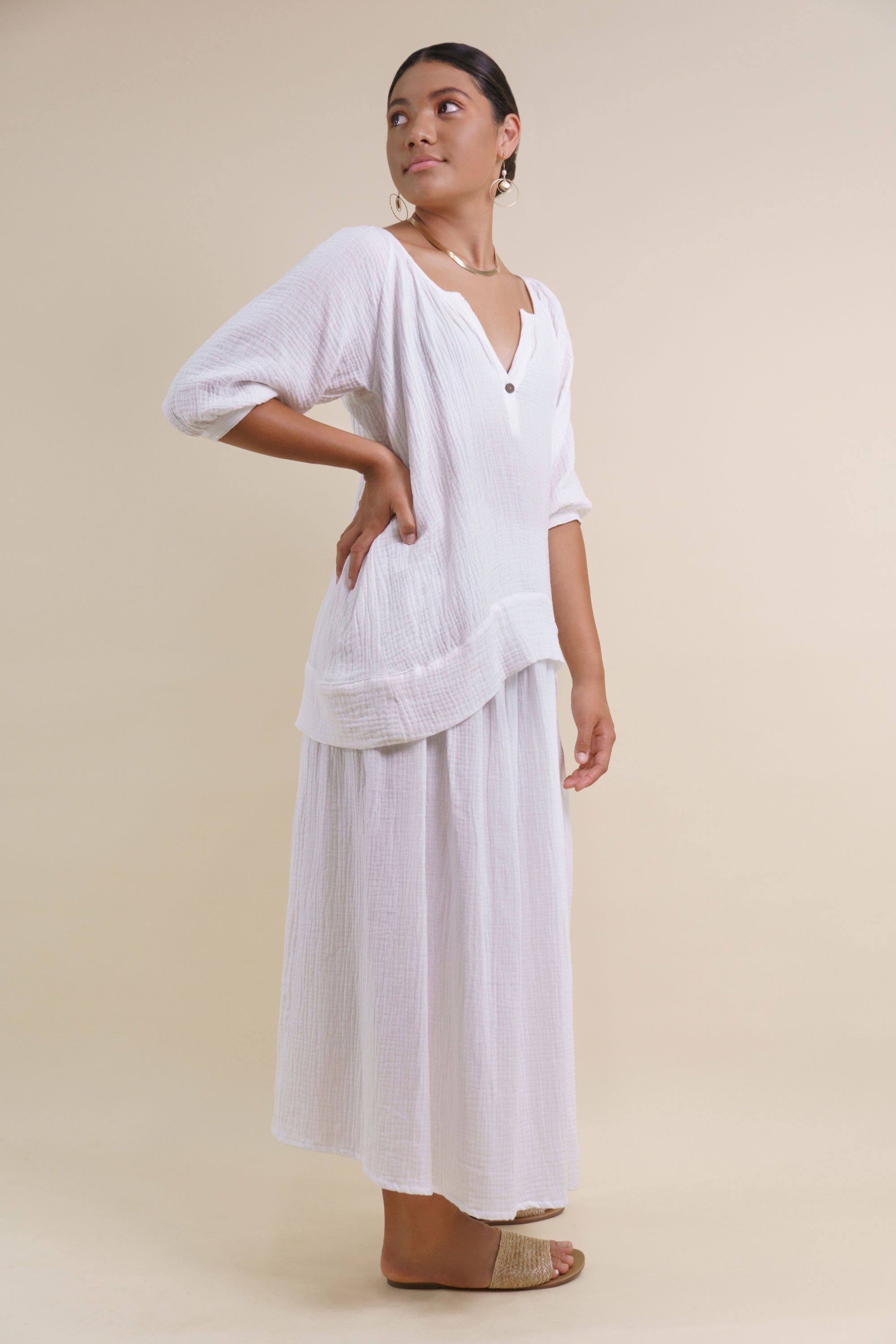 Ava Maxi Skirt - MY ISLAND COLLECTIVE