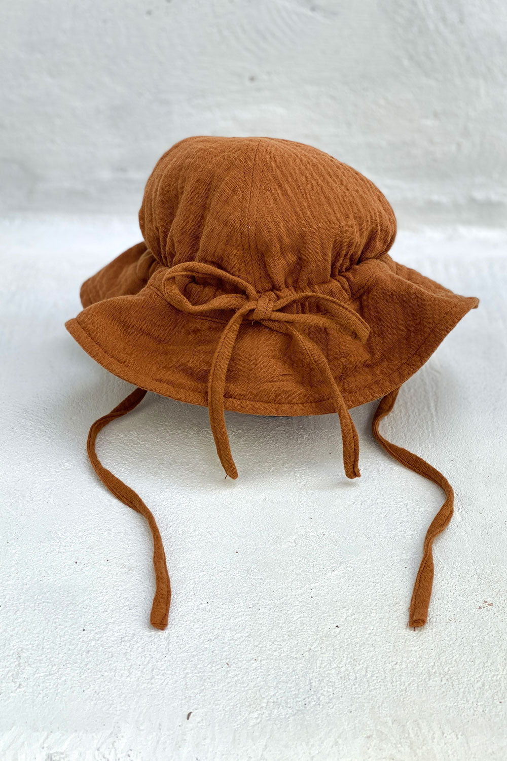 Bambino Baby Sun Hat - Unisex - Rust - MY ISLAND COLLECTIVE