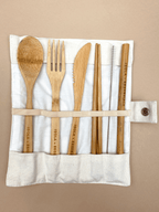 Bamboo Cutlery Set | Travel - MY ISLAND COLLECTIVE