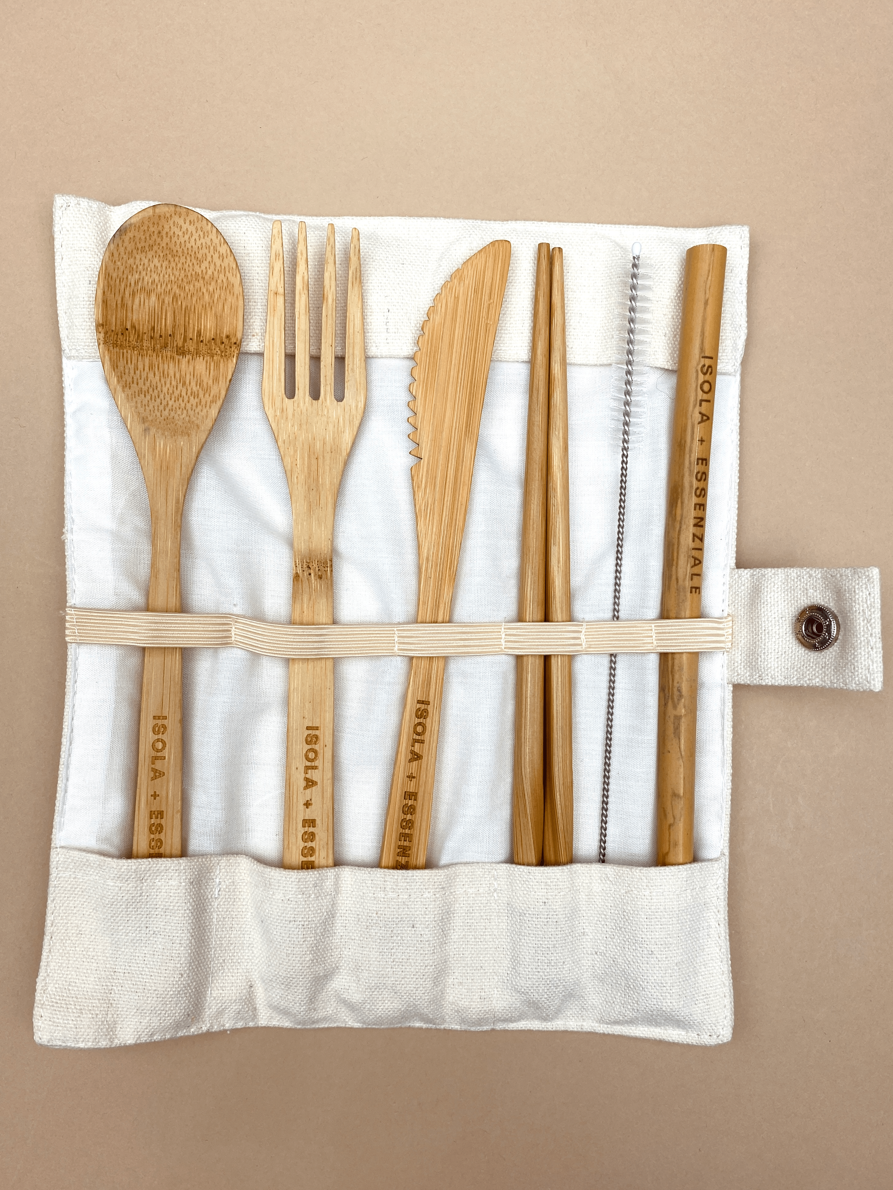 Bamboo Cutlery Set | Travel - MY ISLAND COLLECTIVE