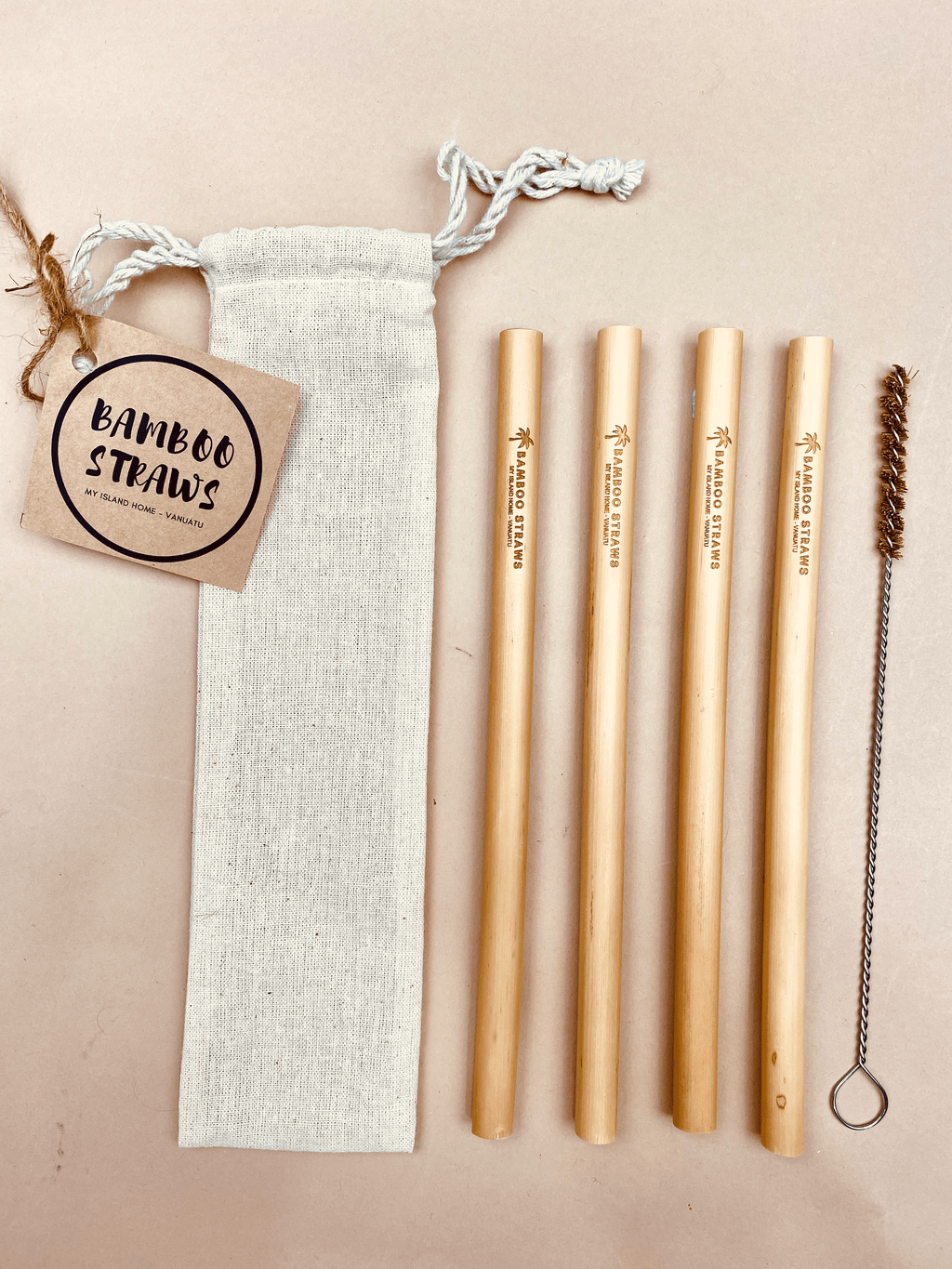 Bamboo Straws | Set of 4 - MY ISLAND COLLECTIVE
