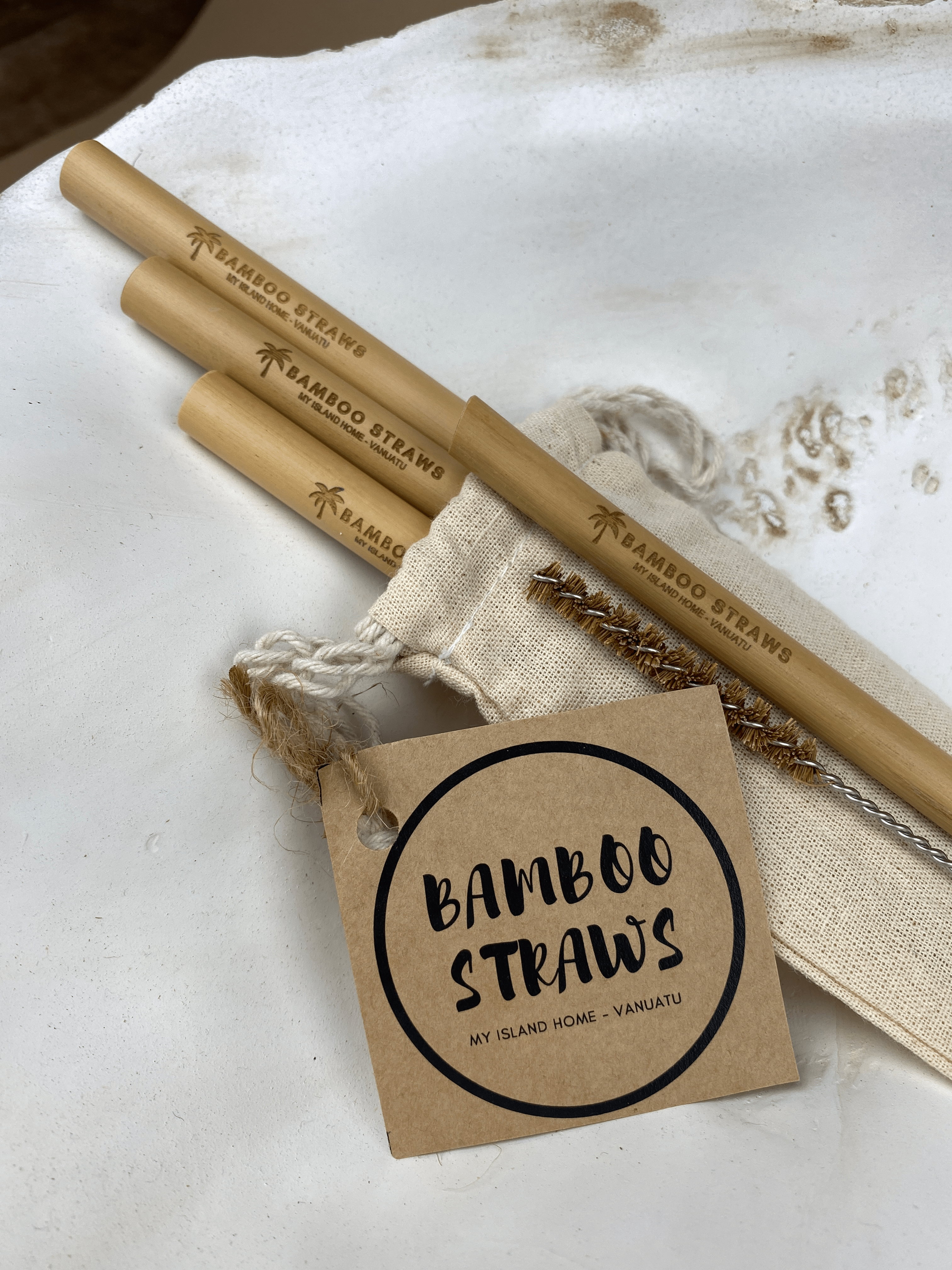 Bamboo Straws | Set of 4 - MY ISLAND COLLECTIVE