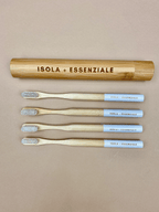 Bamboo Toothbrush + Travel Holder - MY ISLAND COLLECTIVE