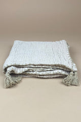 Bangalow Baby Blanket | Beige + Natural