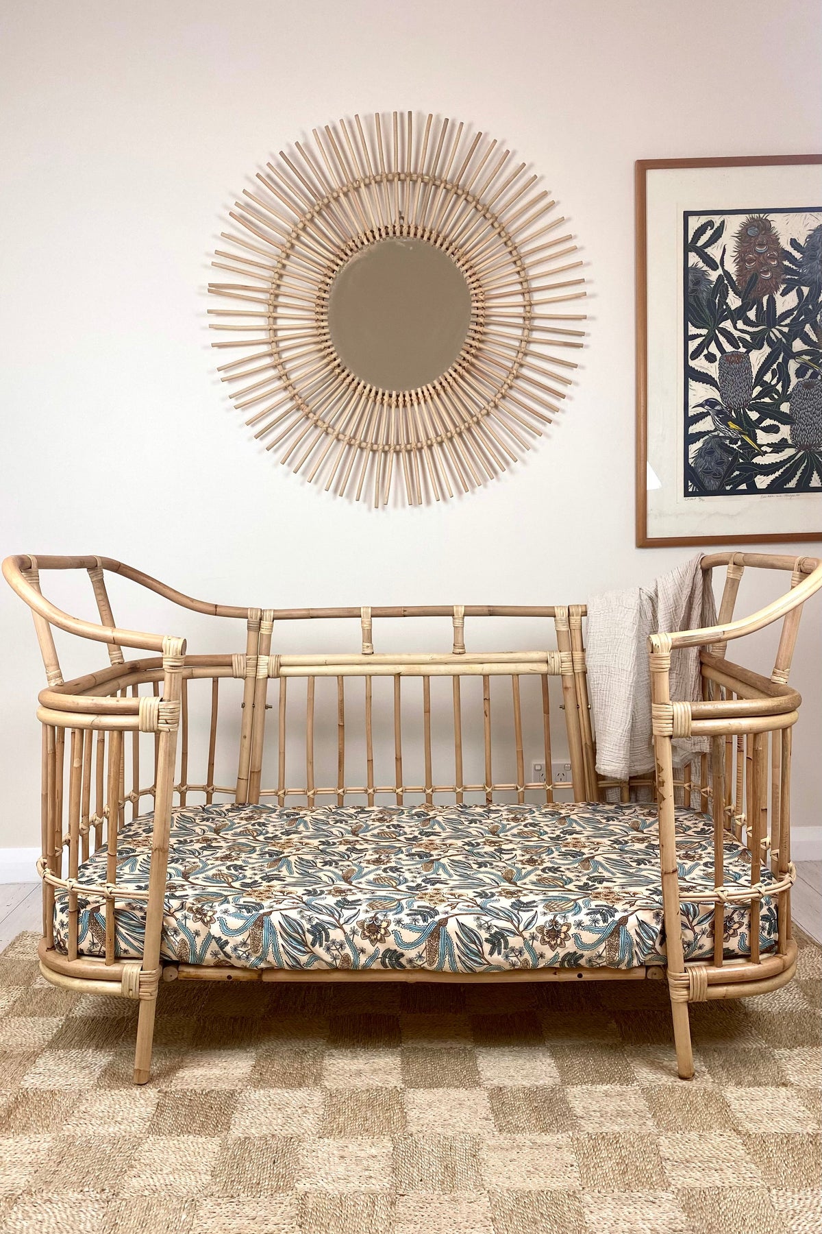 Banksia Organic Cotton Fitted Cot Sheet | Fawn - MY ISLAND COLLECTIVE