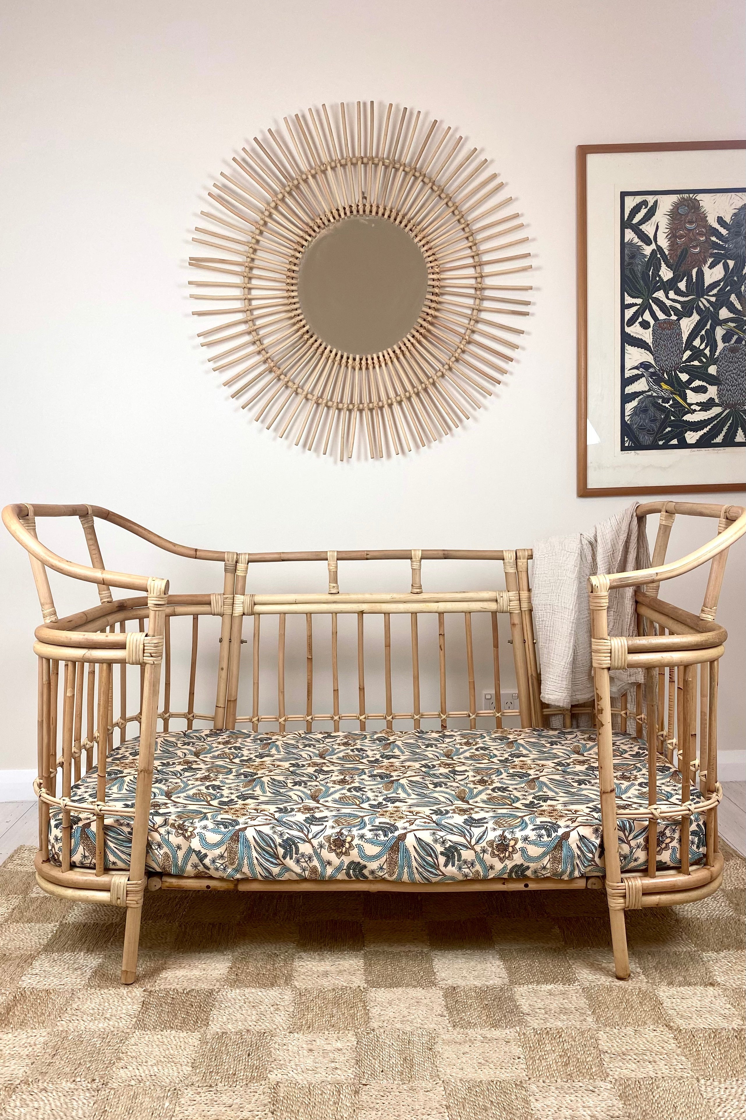 Banksia Organic Cotton Fitted Cot Sheet | Fawn - MY ISLAND COLLECTIVE